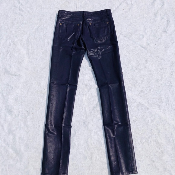 Purple Pleather Waxy Jeans**US 6 - Picture 5 of 7